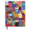 A4 notesbog, ensfarvet, TW, blomsterprintet patchwork-quilt 1