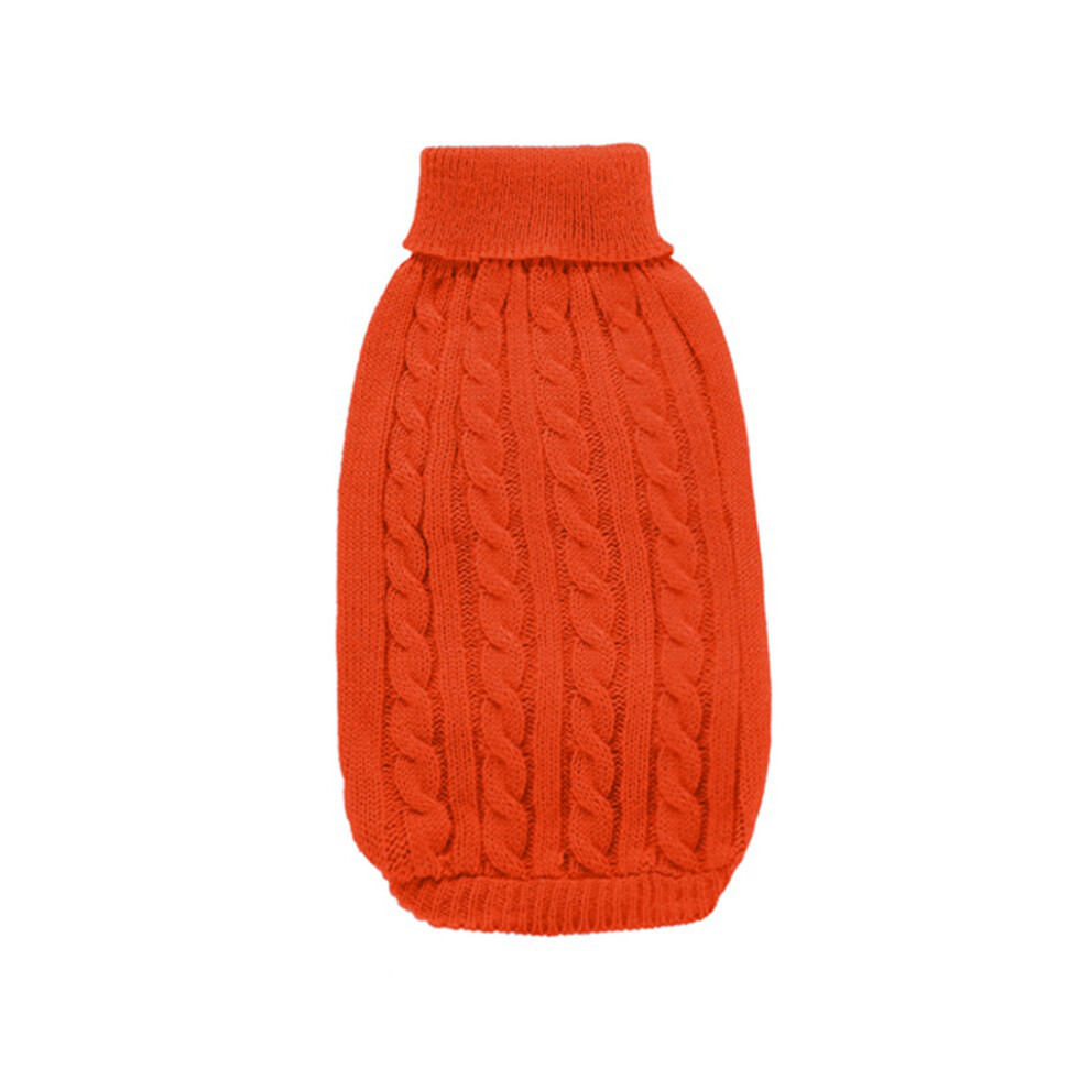 (Orange, S) Puppies Shirt Pet Sweaters Puppies Clothing Multicolored Dogs Sweater-image-OPC-PMRJQ2N-NEW