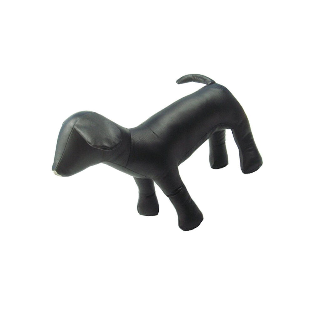 (Black M, Dog) 1PC Mannequin PU Leather Standing Position for Display Toys-image-OPC-PMRJQSW-NEW