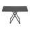 Living And Home 120cm Foldable Dining Table, Black 4
