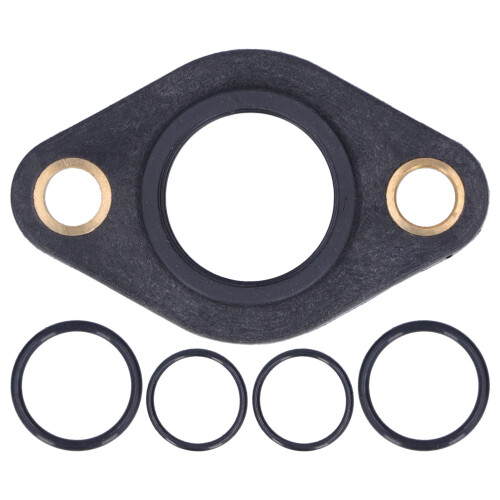 Engineventildeckendichtung Flanschdichtung O-Ring Kit Schwarz für BMW 3er E46 E90 E91 1