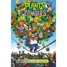 Plants vs. Zombies Zomnibus Volume 2 by Paul Tobin Hardcover Book