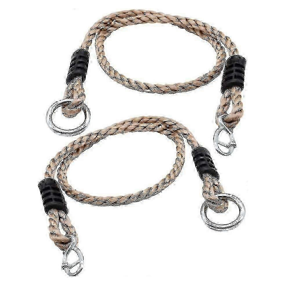 Set of 2 hammock extensions with hanging rope for swing and tree, adjustable suspension straps