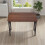 Living And Home 100*60cm Brown Wood Grain Folding Table w/ Double Spring Mechanism 2
