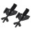 2Pcs Tragbare Schloss Heavy Duty Einstellbare 7