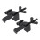 2Pcs Tragbare Schloss Heavy Duty Einstellbare 4