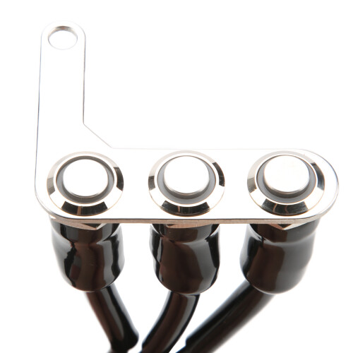Interrupteur de guidon de moto LED étanche ABS/SS 2