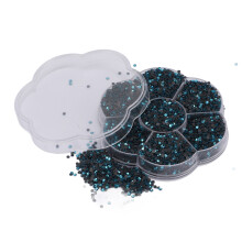 S601 Strass in vetro blu lago - 1 confezione 14400 pezzi