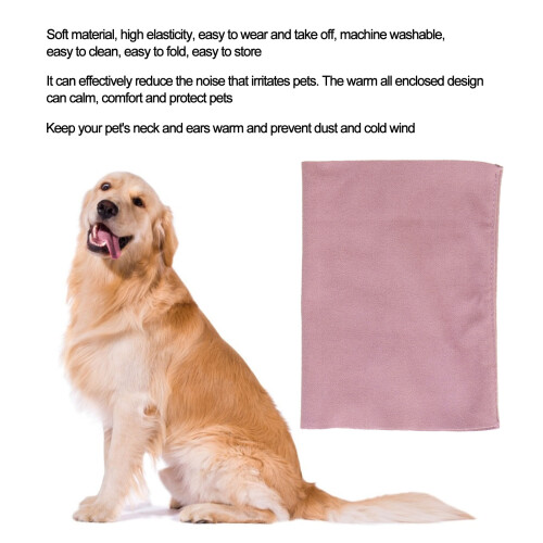 Copriorecchie per cani rosa S - Protezione morbida delle orecchie 0.5-0.8oz 2