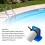 Plastic Pool Hose Holder 1.4 Inch Support Bracket with Cable Tie 10