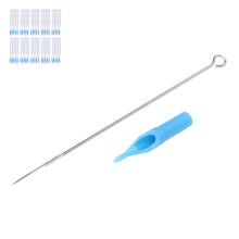 5RS+5DT mélangées 0,35 mm aiguilles et embouts de tatouage 100 pièces