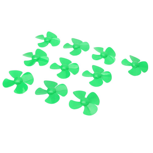 80mm 4 Blade Green Propeller Set for DIY Model Projects 10Pcs XR-149