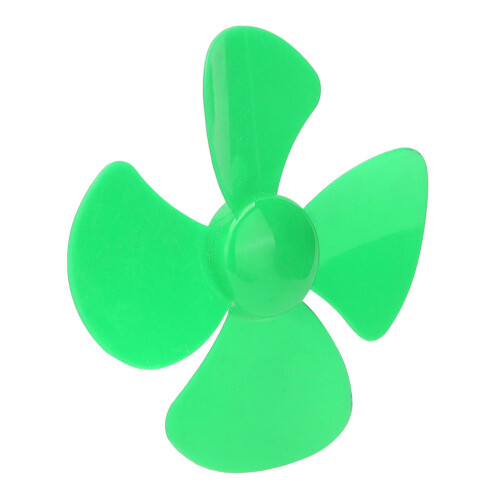 80mm 4 Blade Green Propeller Set for DIY Model Projects 10Pcs XR-149 2