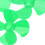 80mm 4 Blade Green Propeller Set for DIY Model Projects 10Pcs XR-149 7