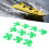 80mm 4 Blade Green Propeller Set for DIY Model Projects 10Pcs XR-149 15