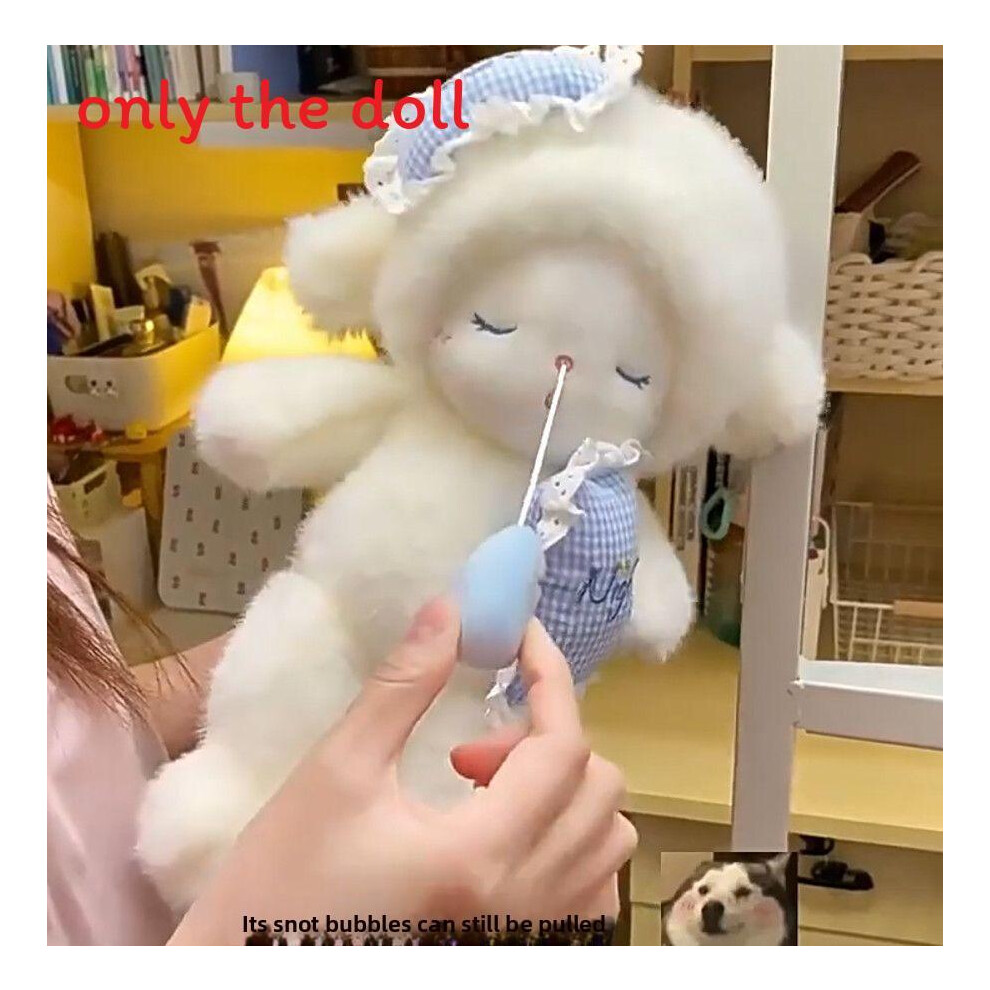 (Sleep, 45cm) Cute Toys Woolen With Checkered Pants Design And Pacifier Decor For Kids Sleep-image-OPC-PMRKPMH-NEW