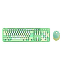 Mofii Sweet Wireless Keyboard & Mouse Combo 104 Keys, Green