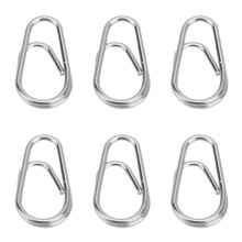 100 Pcs Stainless Steel No.8 Fishing Rings, High Tensile Strength & Durable
