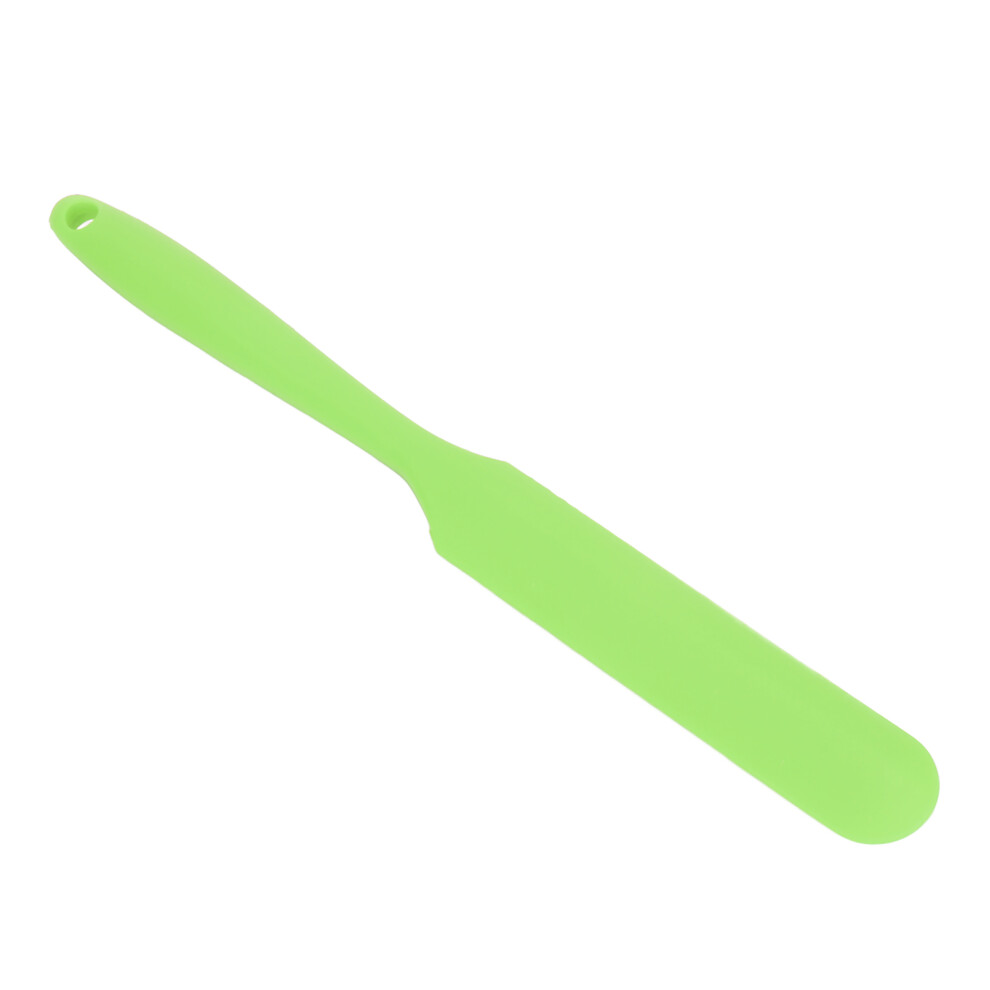 Green Silicone Wax Spatula Reusable Hair Removal Applicator For Home Salon