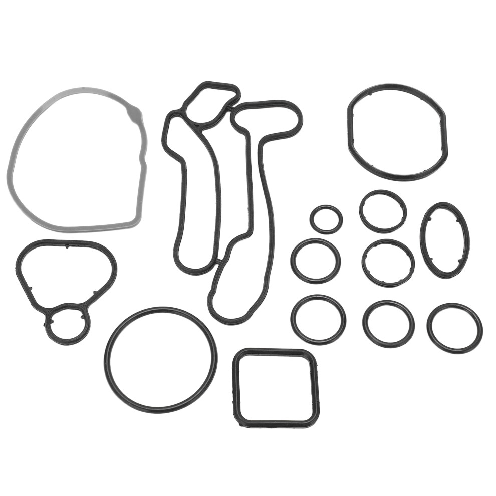Engine Oil Cooler Repair Seal Gasket Set For Holden Cruze Rubber Black 4611358136790