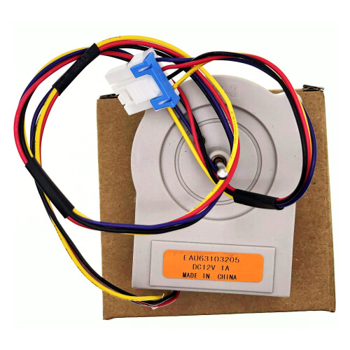 EAU63103205 Refrigerator Cooling Fan Motor 12V 1A 4Pin 1