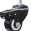 Noiseless Rolling Casters Strong Steel Frame 4pcs for-3 inches 4