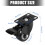 Noiseless Rolling Casters Strong Steel Frame 4pcs for-3 inches 3