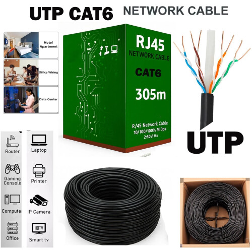 305M CAT5e RJ45 UTP Ethernet Network Cable Roll