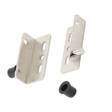 5Pcs Modern Invisible Cabinet United Iron-Nickel plated