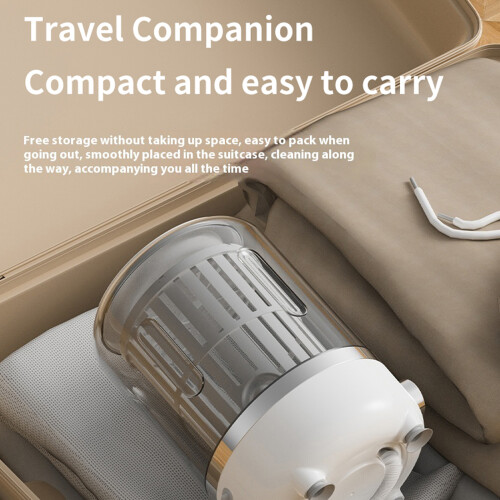 Rechargeable Mini Washing Machine Wireless Cleaning For-White 2