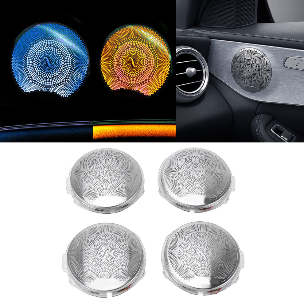 3-Color Led Door Speaker Covers For W205 Glc X253 2015Â2018 Light 8401358137783