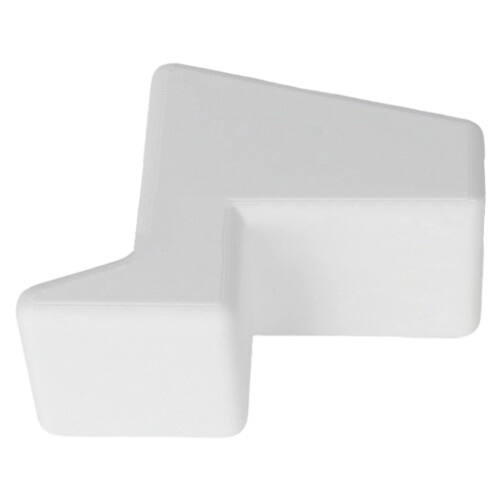 Nonslip Window Door Wedge Stabilizer Patios Door Security-White