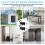 2Pcs Window Gate Security Pull Rings Spring Bounce Door-White 7