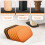Rectangular Furniture Sliders Multiple Purpose Not Slip-brown 6