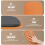 Rectangular Furniture Sliders Multiple Purpose Not Slip-brown 3