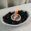 Industrial Desktop Ethanol Fireplaces Cement Construction for 4