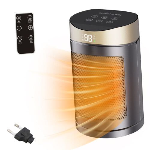 220V Fast Heating 1500W Ceramic Heating Machine Electric-gold