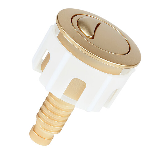 Wear Resistant ABS Flush Button Easy Setups for-Round gold