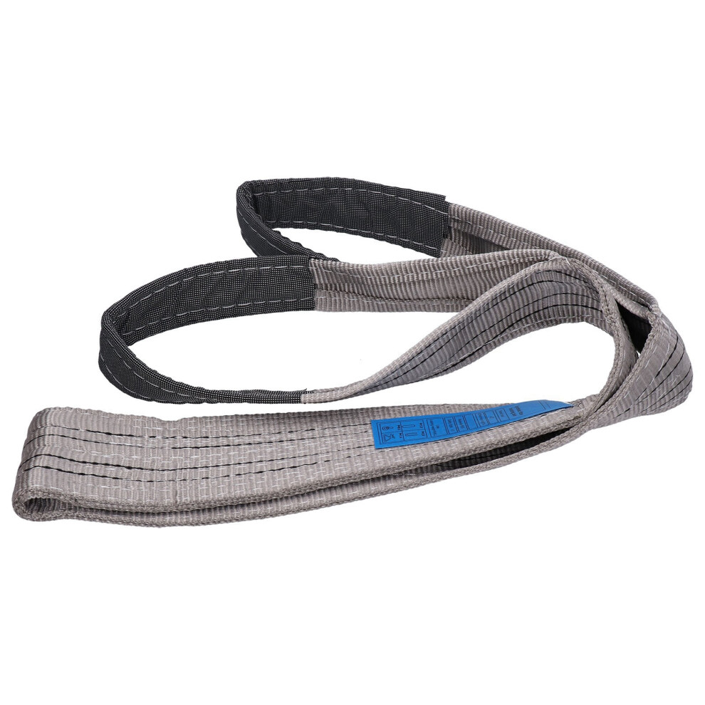 4T Webbing Lifting Sling Hoist 4M 100Mm Pes Strap Grey 5061358138345
