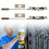 Heavy Duty Concealed Latches System Extended-6 inch Blue bronze 6