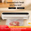 Electric Vacuum Sealer High Suction-Black White EU Plug 6
