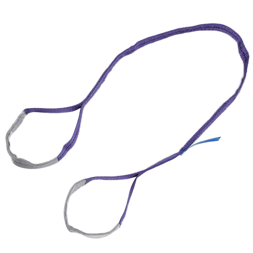 1T Pes Flat Lifting Sling Webbing 4M Purple 30Mm Hoist Strap 6901358138428