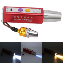 USB-wiederaufladbare Schmuck-ID-Taschenlampe, 2600mAh, Rot