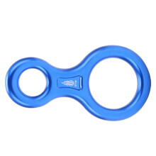 Camnal 35KN Rescue Figure 8 Descender Alloy Rappelling, Blue, 143mm
