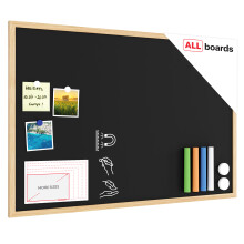 Magnetic Chalkboard with Wooden Frame 90x60cm, Magnetic Chalkboard chalk