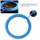 Easy-Use Fish Feeding Circle with Buoy for Improved Water Quality 7cm 3