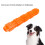 Dog Rubber Bone Toy Teeth Cleaning Chew - Orange 9