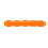 Dog Rubber Bone Toy Teeth Cleaning Chew - Orange 16