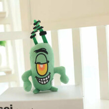 (Plankton Sheldon-20cm)Spongebob Schwammkopf Cartoon Plüschtier Animation Stofftier Weich Puppe Geschenk Kinder