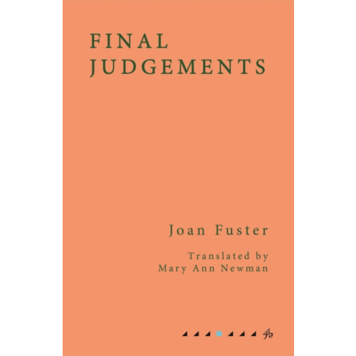 Final Judgements by Joan Fuster Paperback Book